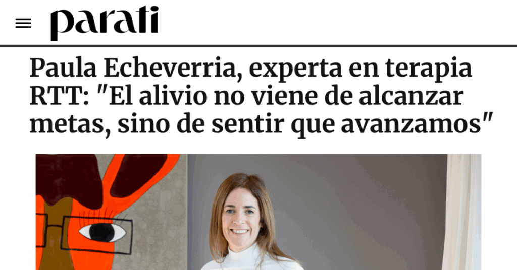 Portada Revista Para Ti con Paula Echeverria hablando sobre la procrastinación